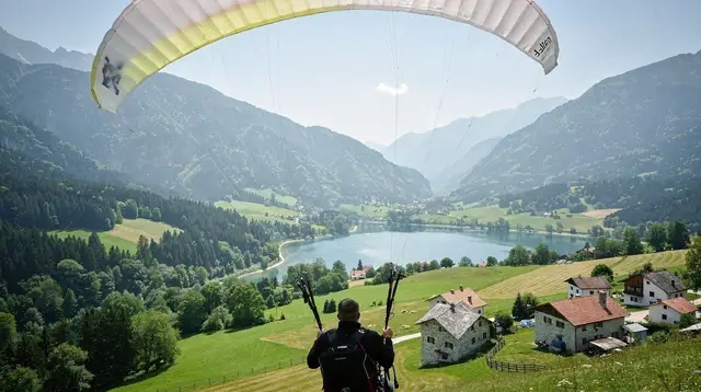 Paragliding adrenaline