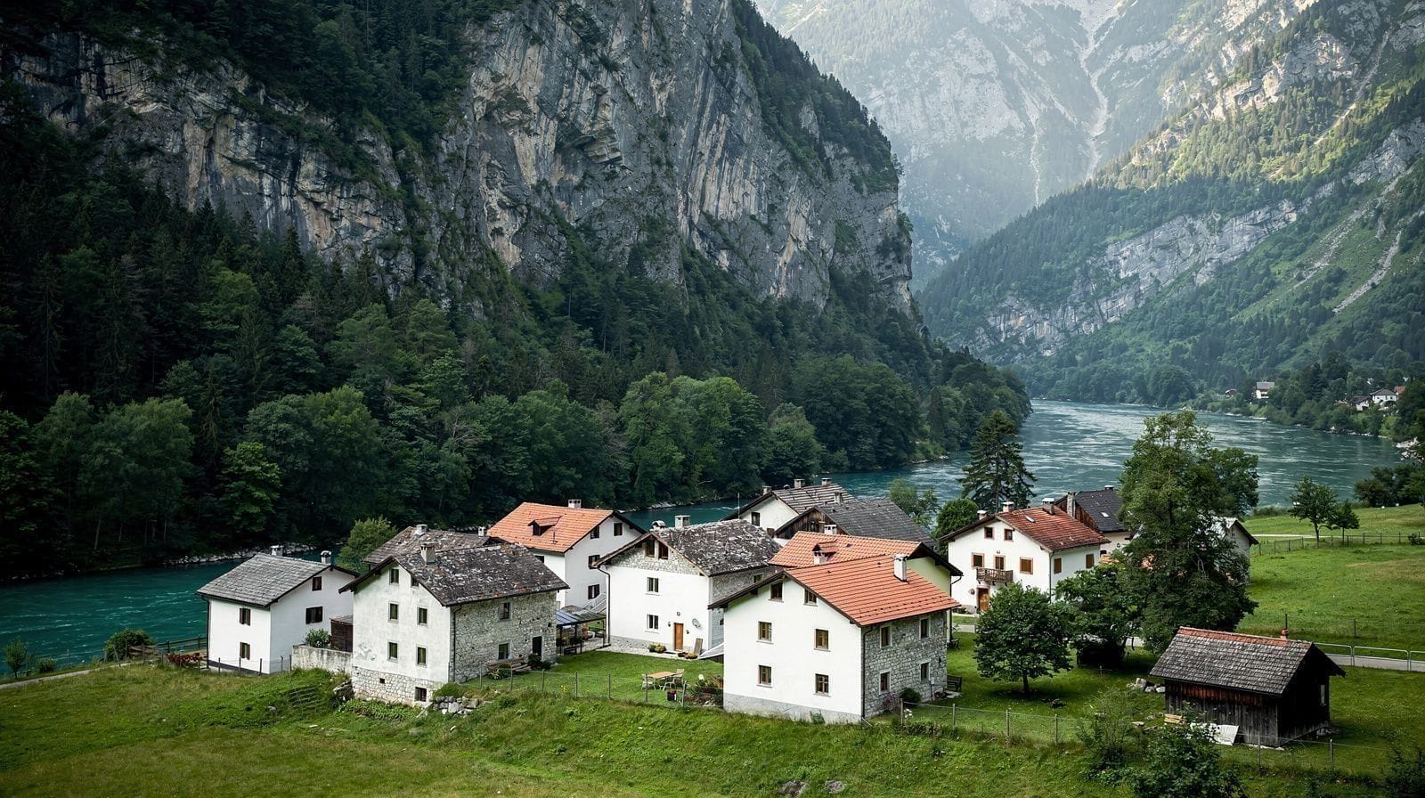 Bovec : la base des sports d'eau vive de la vallée de la Soča