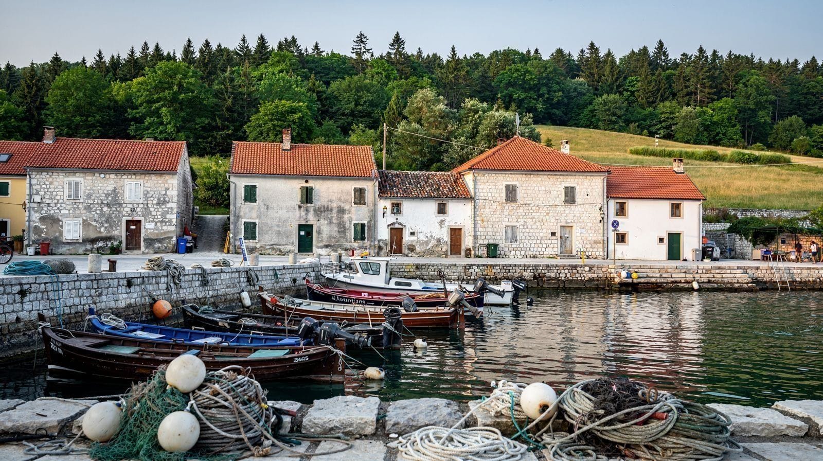 Izola : le port de pêche entre Piran et Koper